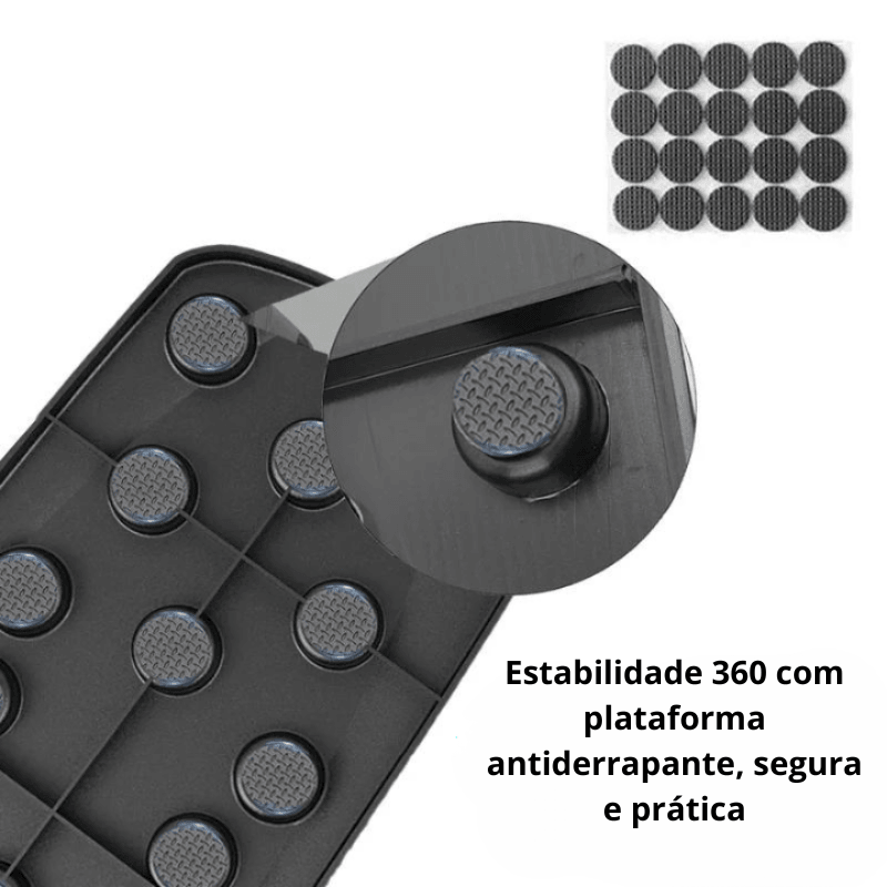 Aparelho Prancha Para Flexão - Multifuncional: Peitoral, Costas e Tríceps