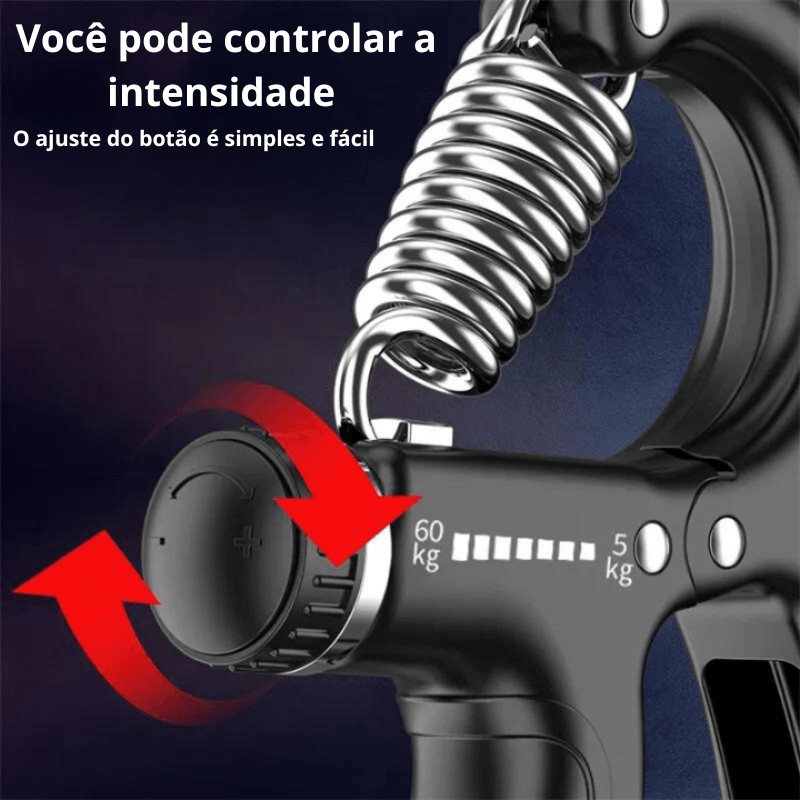 Hand Grip Com Mola Ajustável - Força De Pulso Profissional