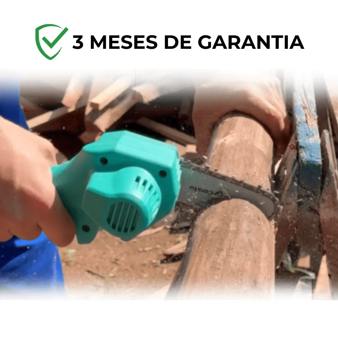 Motosserra Elétrica a Bateria + BRINDES EXTRAS