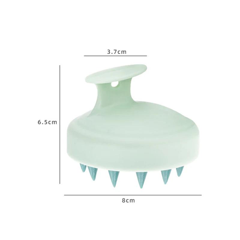 Escova de Silicone - Massageador de Couro Cabeludo