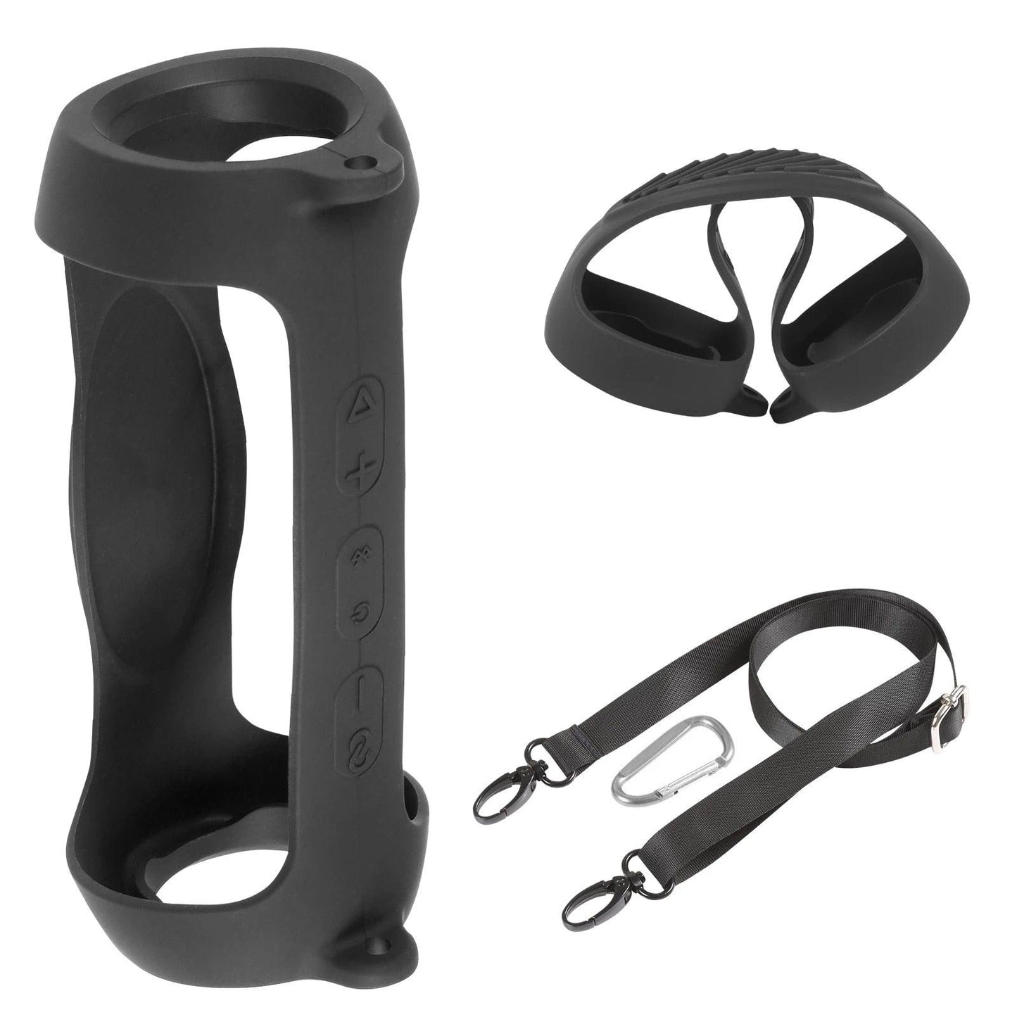 Estojo para alto-falante Bluetooth com capa de silicone macio e com alça para JBL - Wshop10