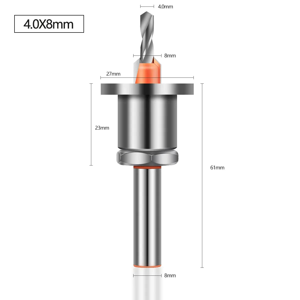 Broca Escareador 8mm Com Limitador