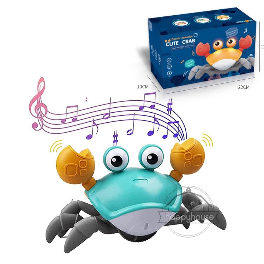 Caranguejo CrocK Animado com Sensor de Obstáculos - Wshop10