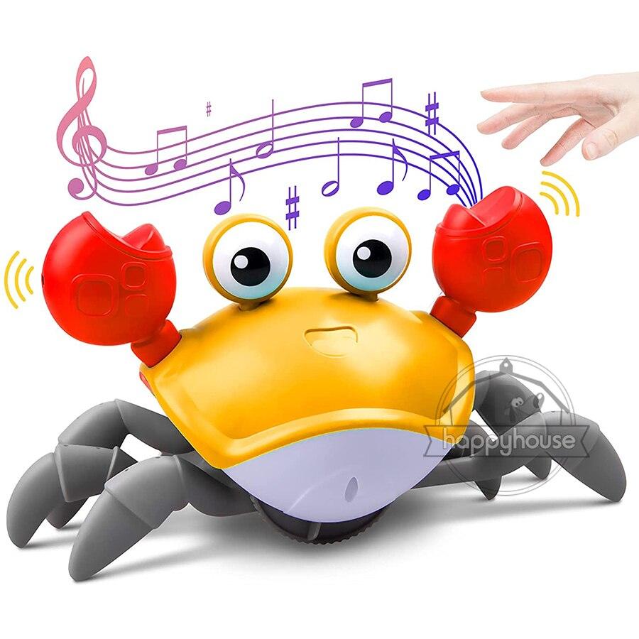 Caranguejo CrocK Animado com Sensor de Obstáculos - Wshop10