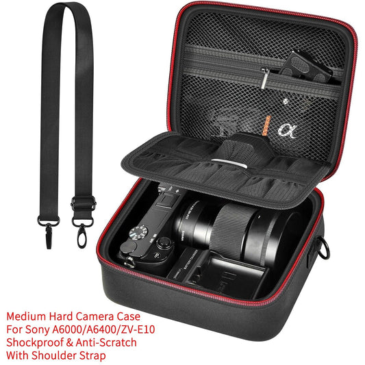 Estojo Rígido para Câmera Sony ZV-E10, A6400, A6000, A6100, A6600, A6500