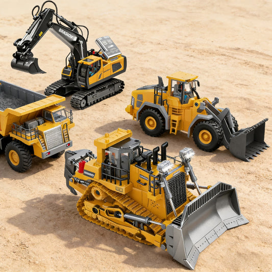 Brinquedos Escavadeira / Carregadeira / Bulldozer / Caminhão Minério de Controle Remoto Avicii Express®