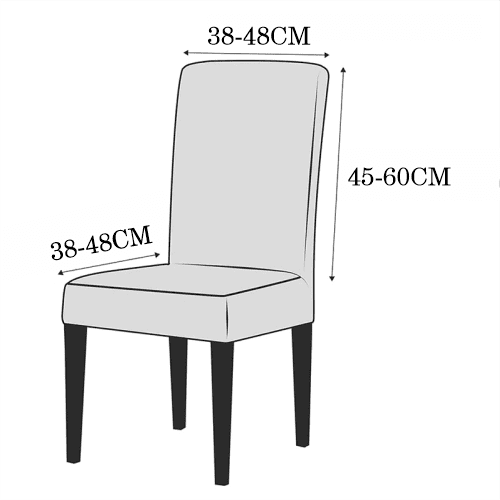 Kit Capas para Cadeira Impermeável - Cinza Escuro