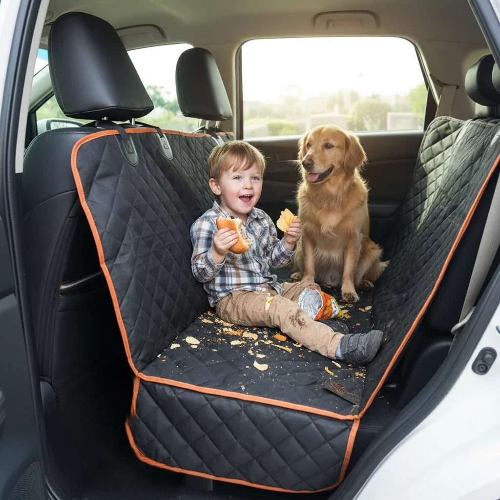 Capa Protetora Impermeável para Banco de Carro Pet – Resistente a Arranhões e Sujeira