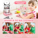 Brinquedos de cozinha real para crianças - Conjunto de 22 peças
