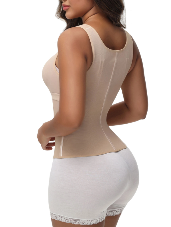 Cinta Modeladora Alta Compressão Overbust c/ Zíper
