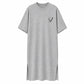 Vestido Camisetão Feminino Smile – Midi Oversized Manga Curta