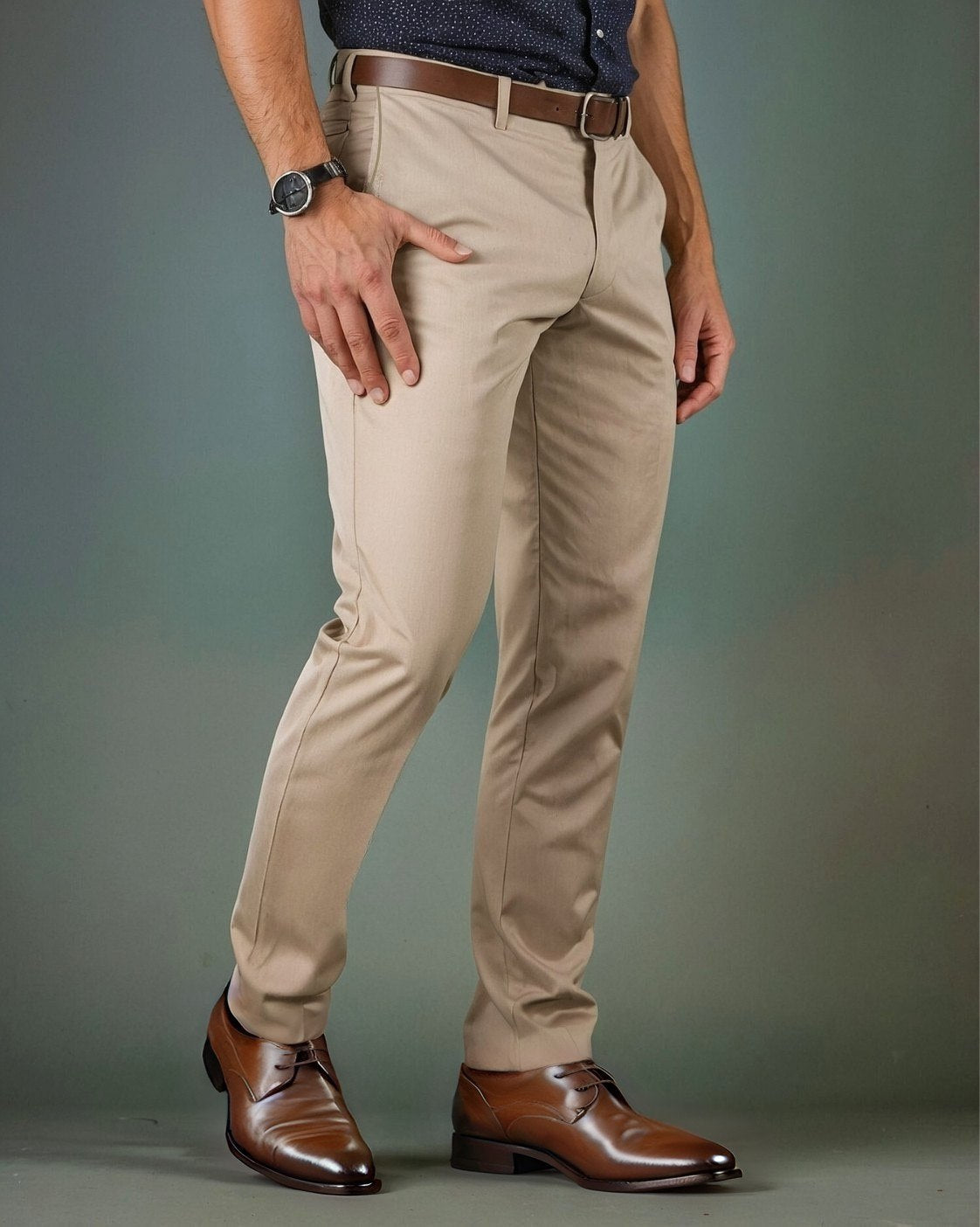 Calça de Alfaiataria em Sarja Premium e Elastano - Regent