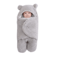 Cobertor Capuz de Ursinho para Bebe Dormir - Seguro e Confortável - Wshop10