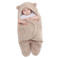 Cobertor Capuz de Ursinho para Bebe Dormir - Seguro e Confortável - Wshop10