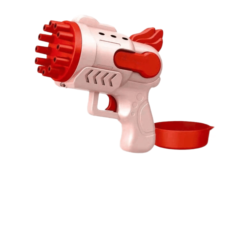 Arminha Lança Bolhas Automático - Bubble Gun - Wshop10