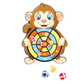 Alvo de Brinquedo Dardo Seguro Formato Bola Gruda Gruda - Wshop10