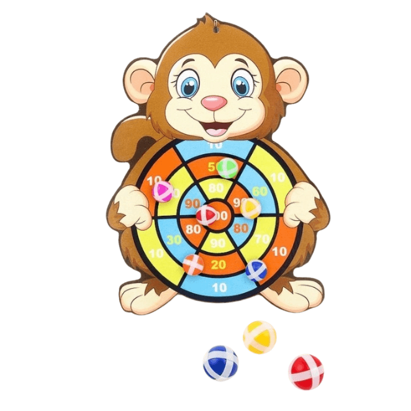 Alvo de Brinquedo Dardo Seguro Formato Bola Gruda Gruda - Wshop10