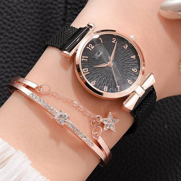 Relógio Feminino - Style Lux + Pulseira Grátis - Wshop10