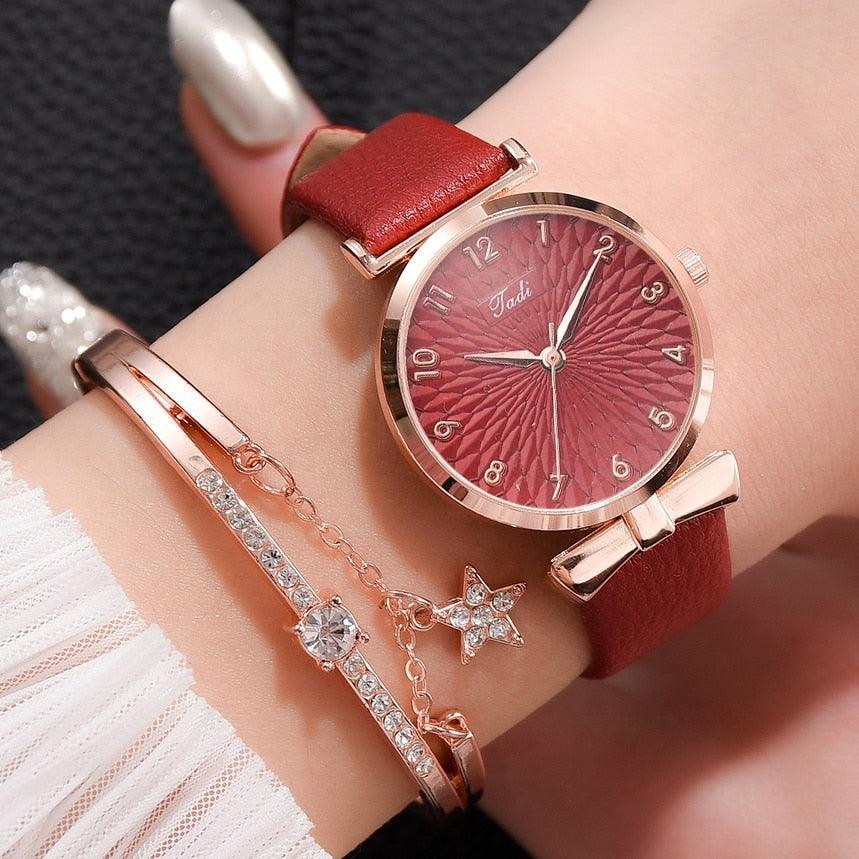 Relógio Feminino - Style Lux + Pulseira Grátis - Wshop10