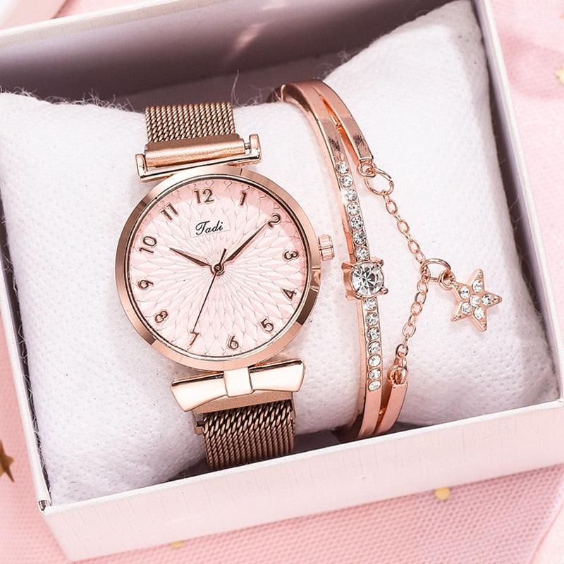 Relógio Feminino - Style Lux + Pulseira Grátis - Wshop10