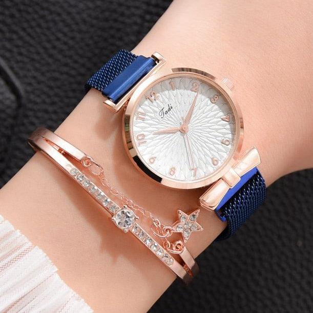 Relógio Feminino - Style Lux + Pulseira Grátis - Wshop10