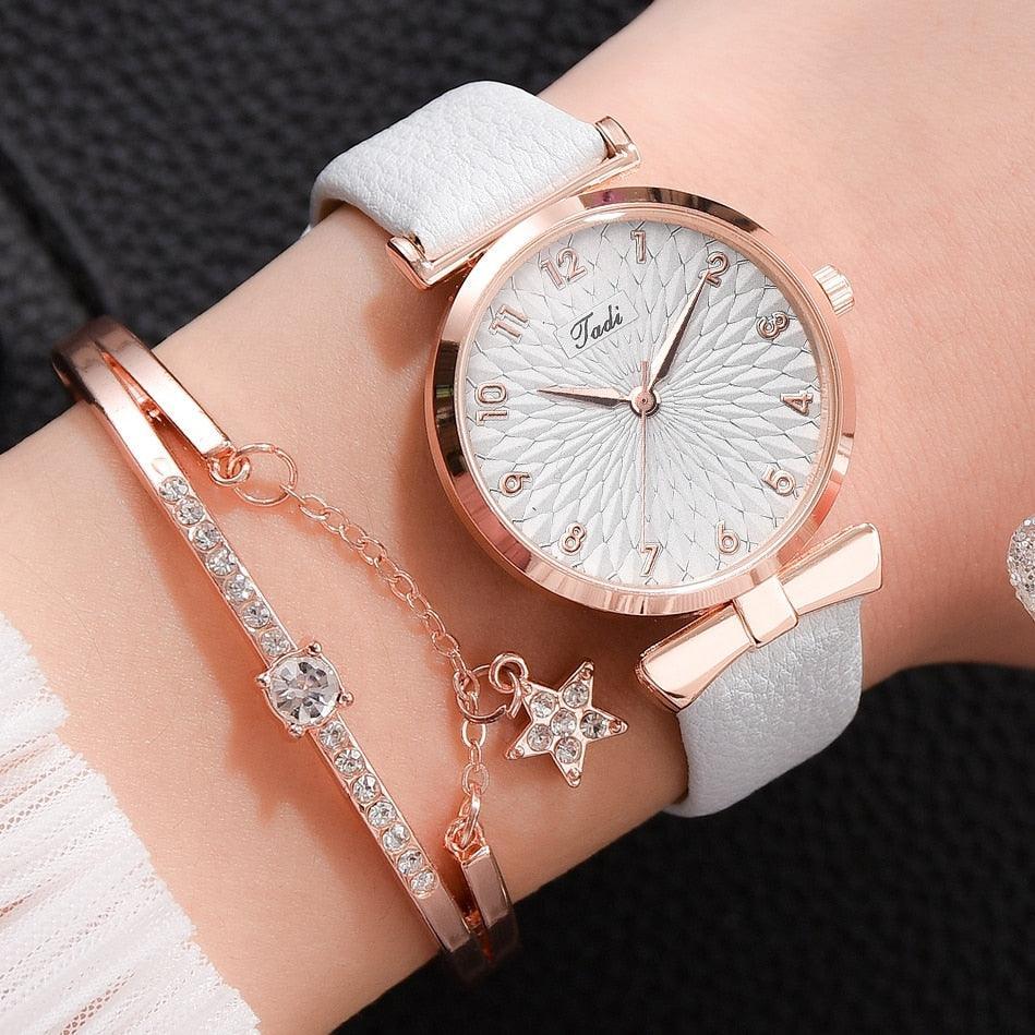 Relógio Feminino - Style Lux + Pulseira Grátis - Wshop10