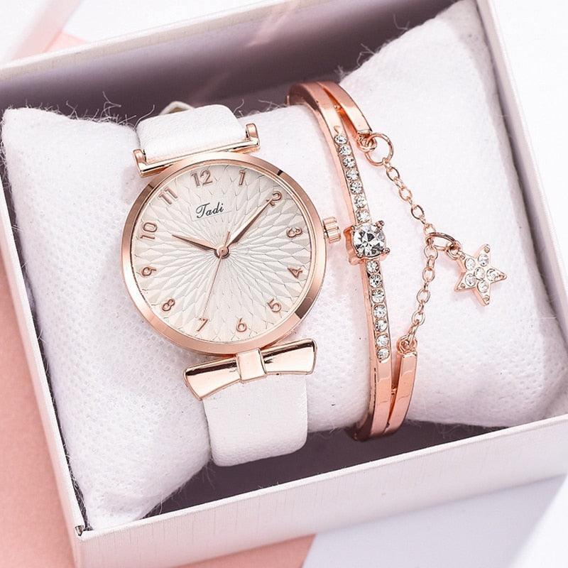 Relógio Feminino - Style Lux + Pulseira Grátis - Wshop10
