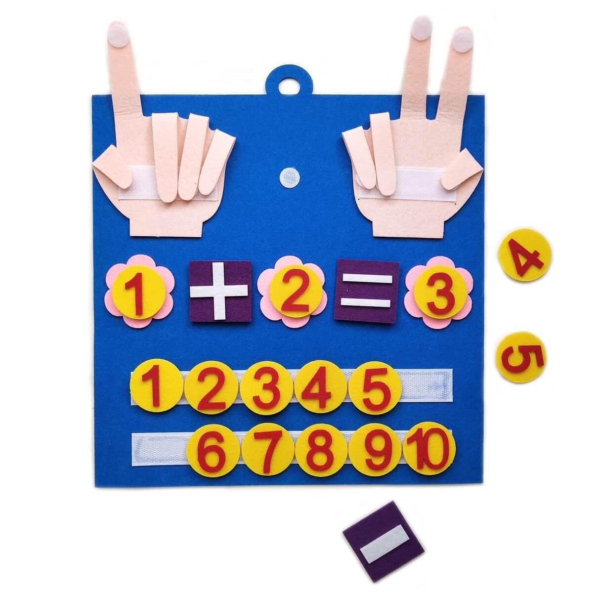 Brinquedo Educacional Dedos Matemáticos - Wshop10