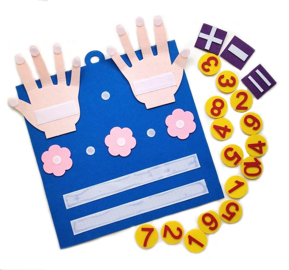 Brinquedo Educacional Dedos Matemáticos - Wshop10