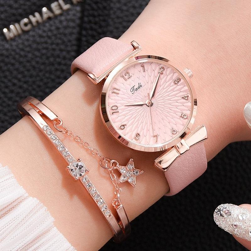 Relógio Feminino - Style Lux + Pulseira Grátis - Wshop10