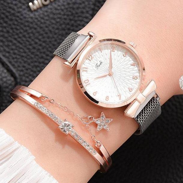 Relógio Feminino - Style Lux + Pulseira Grátis - Wshop10
