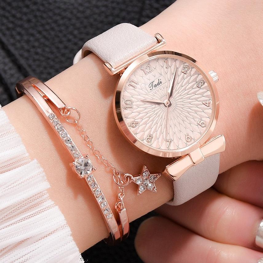 Relógio Feminino - Style Lux + Pulseira Grátis - Wshop10