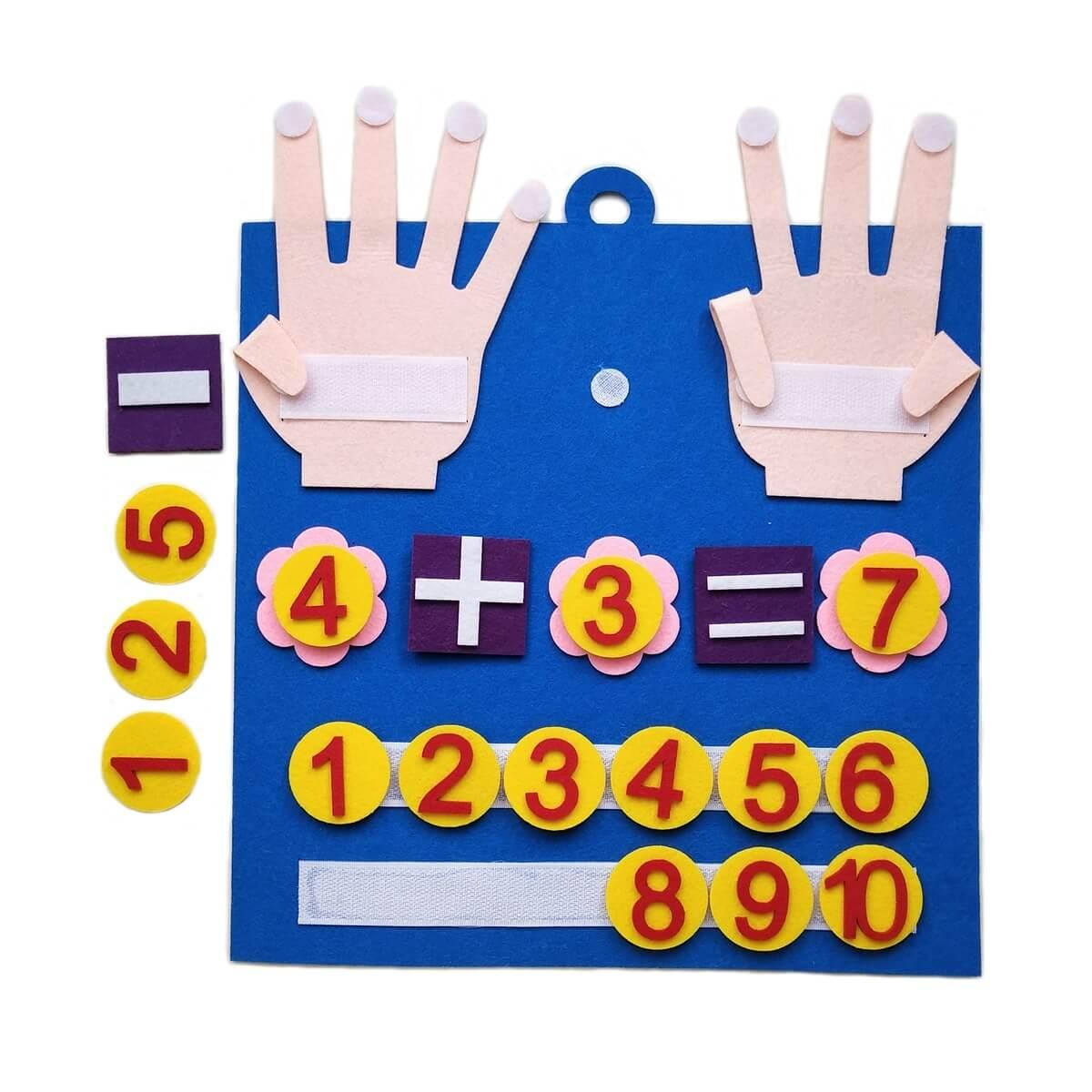 Brinquedo Educacional Dedos Matemáticos - Wshop10