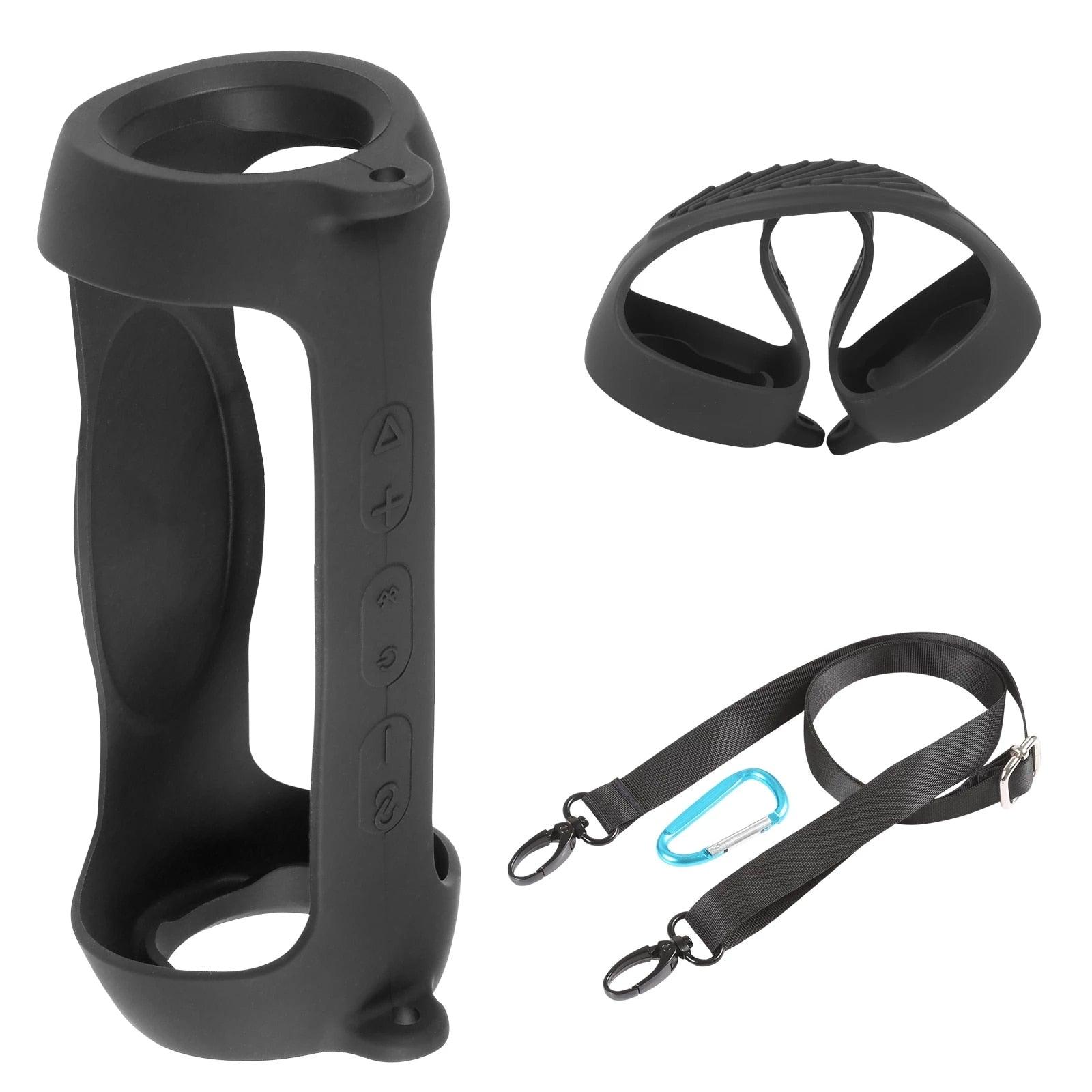 Estojo para alto-falante Bluetooth com capa de silicone macio e com alça para JBL - Wshop10