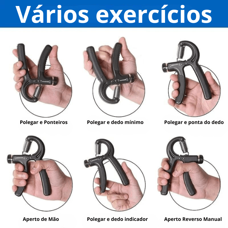 Hand Grip Com Mola Ajustável -  Força De Pulso Profissional