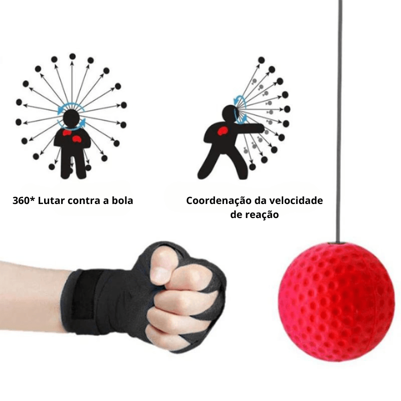 Bola De Treinamento profissional - PU Boxe Punch Ball