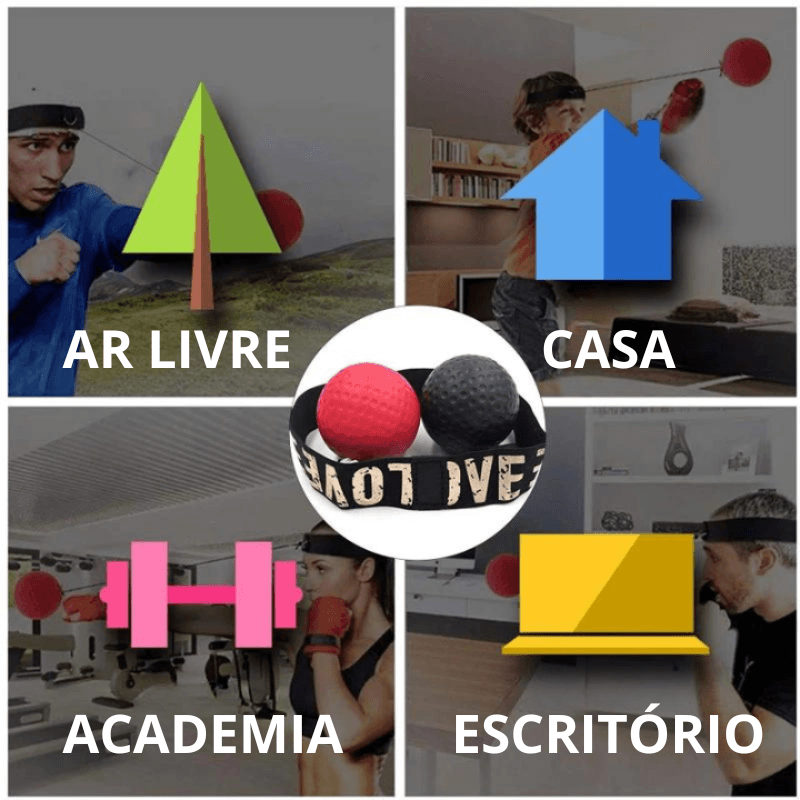 Bola De Treinamento profissional - PU Boxe Punch Ball