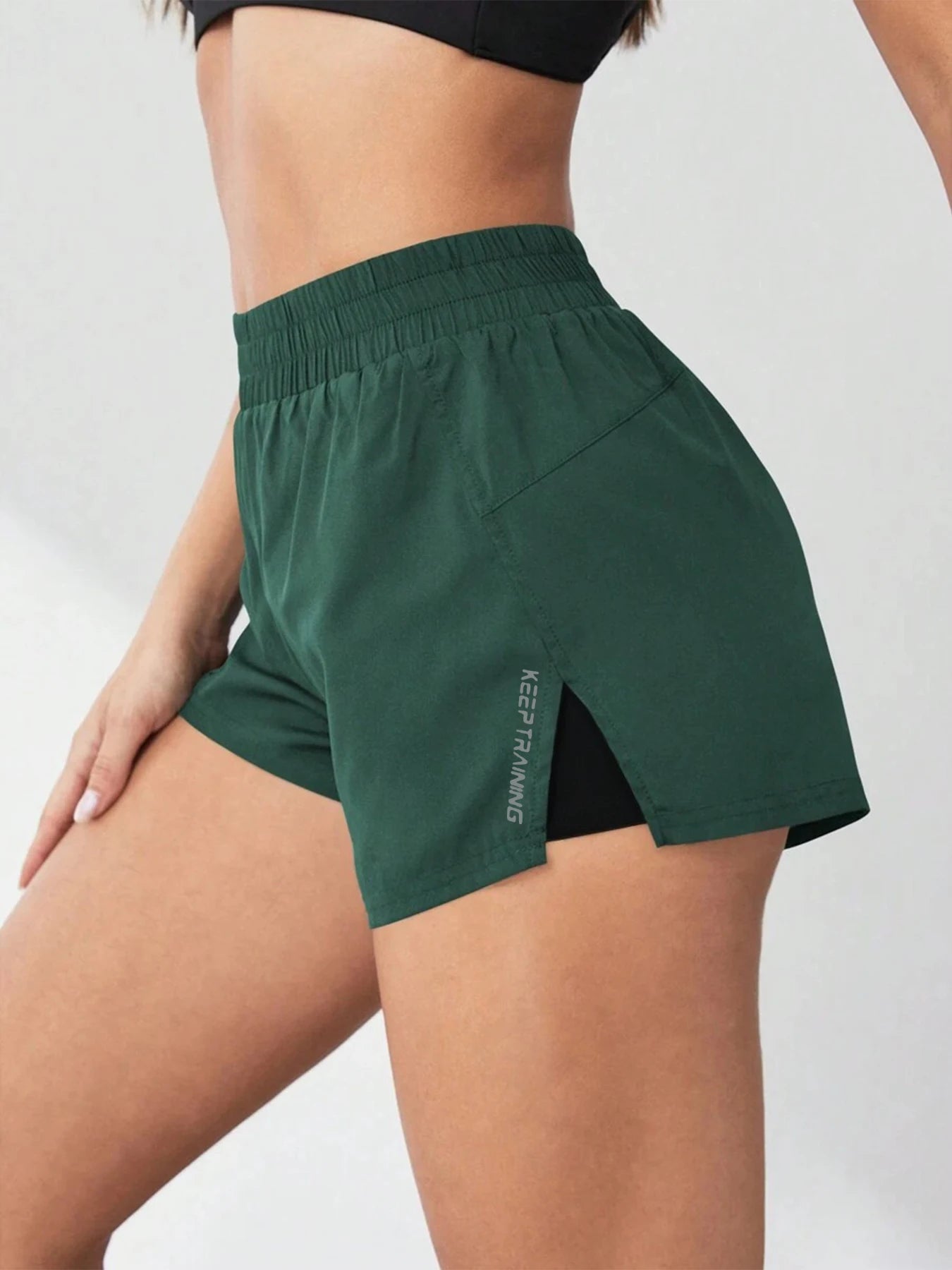 Shorts feminino esportivos fitness casual