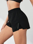 Shorts feminino esportivos fitness casual