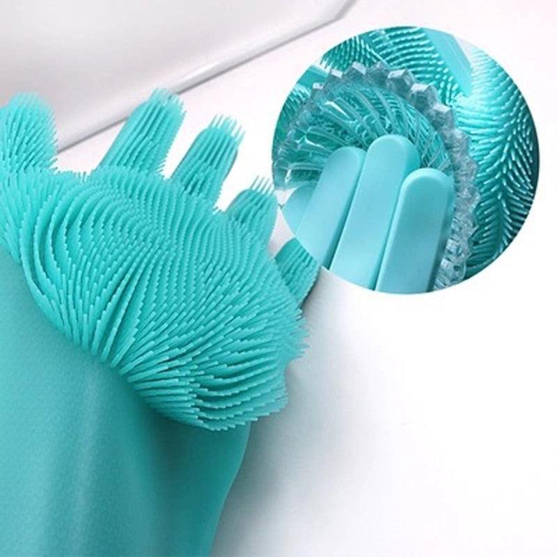 Luva Mágica Lava Louças de Silicone - Wshop10