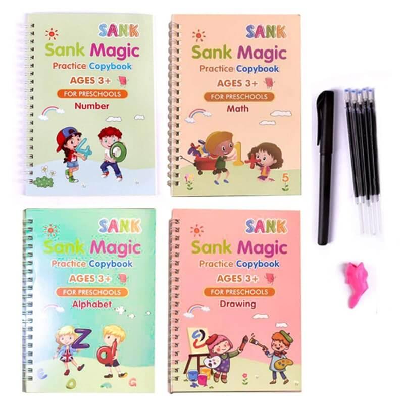 Caderno de Caligrafia Mágico - QuietBook - Wshop10
