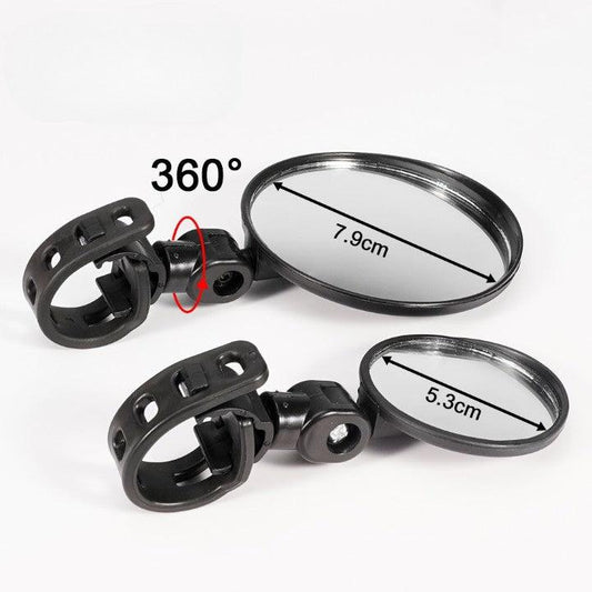 Espelho Bicicleta Articulado Universal Convexo Redondo 360 Graus - Wshop10