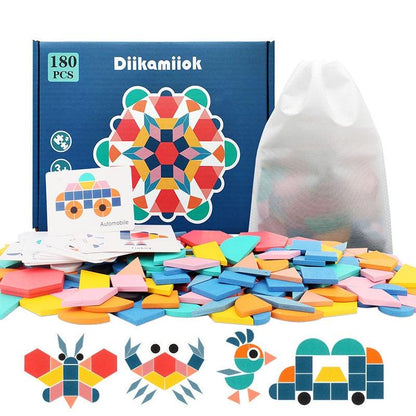 Quebra Cabeça Educativo Forma Geométrica SHAPE PUZZLE - Wshop10