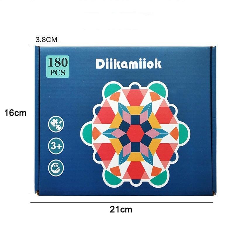 Quebra Cabeça Educativo Forma Geométrica SHAPE PUZZLE - Wshop10