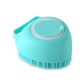 Escova de Silicone Macio e com Porta Shampoo para Pets - Wshop10