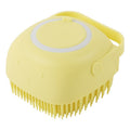 Escova de Silicone Macio e com Porta Shampoo para Pets - Wshop10