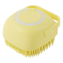 Escova de Silicone Macio e com Porta Shampoo para Pets - Wshop10