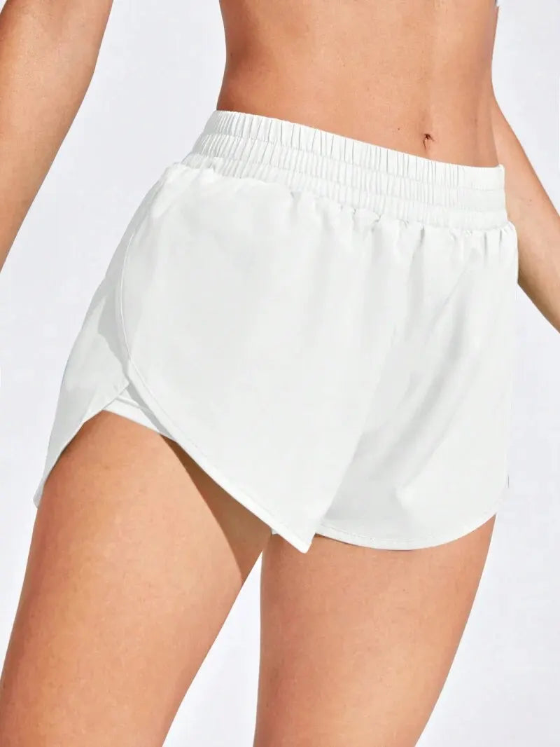 Shorts Fitness Feminino FlexFit Cintura Alta para Academia e Corrida