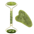 Rolo Jade Rosto e Corpo Massageador - Gua sha Pedra Natural