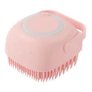 Escova de Silicone Macio e com Porta Shampoo para Pets - Wshop10